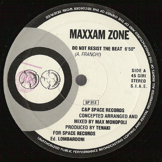 Maxxam Zone - Do Not Resist The Beat