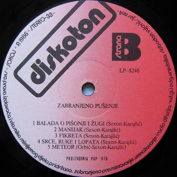 Zabranjeno Pušenje - Pozdrav Iz Zemlje Safari