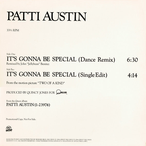 Patti Austin - It's Gonna Be Special