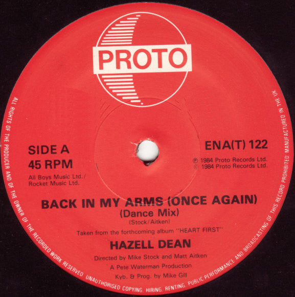 Hazell Dean - Back In My Arms (Once Again)