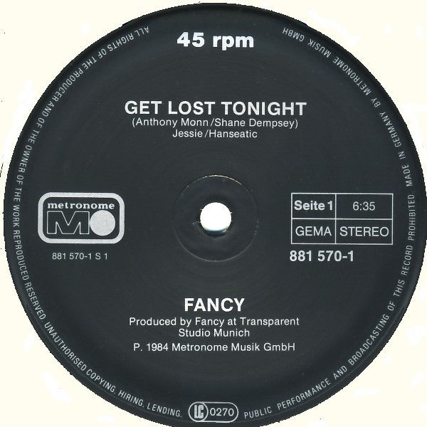 Fancy - Get Lost Tonight