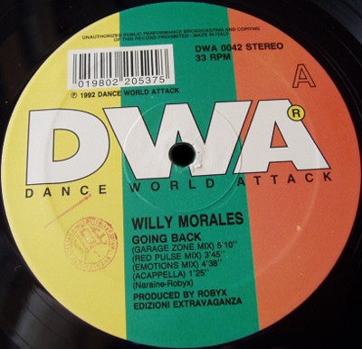 Willy Morales - Going Back / Last Train To London