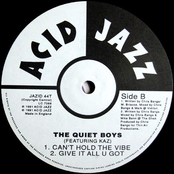 The Quiet Boys - Make Me Say It Again Girl