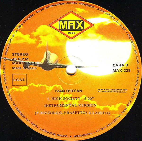 Ivan O'Ryan - High Society