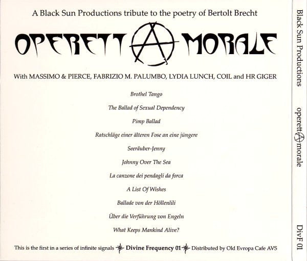 Black Sun Productions - OperettAmorale