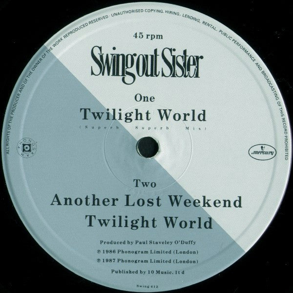 Swing Out Sister - Twilight World