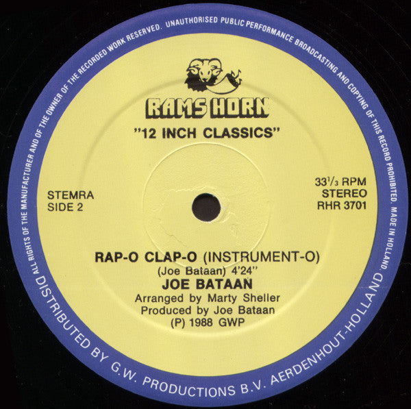 Joe Bataan - Rap-O Clap-O