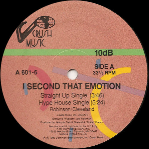 10db - I Second That Emotion