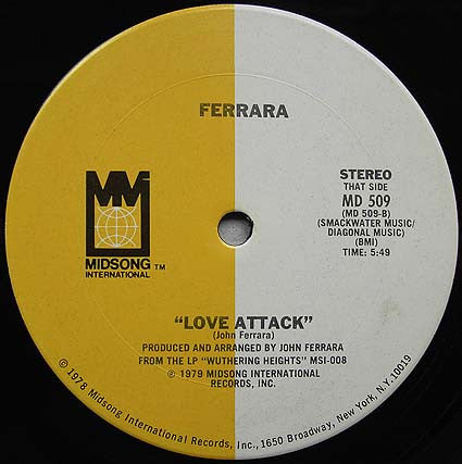 Ferrara - Shake It Baby Love / Love Attack