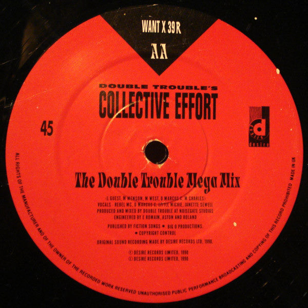 Double Trouble - Celebrate (The Renegade Soundwave Mixes) / The Double Trouble Mega Mix