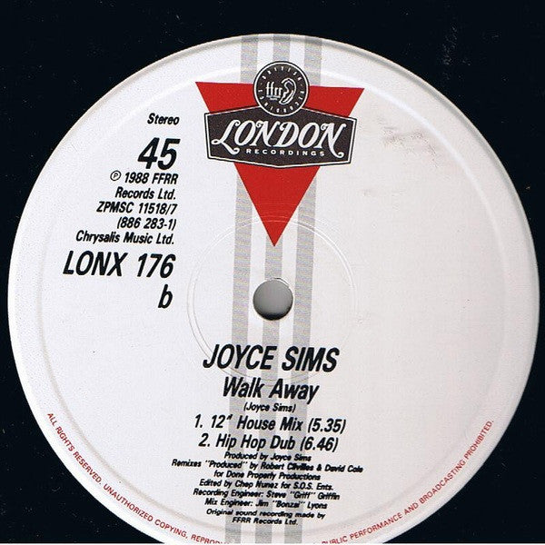 Joyce Sims - Walk Away Remix