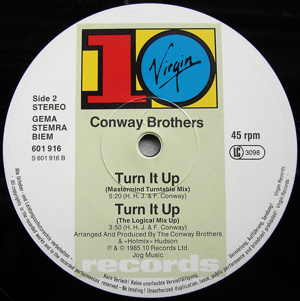 The Conway Brothers - Turn It Up