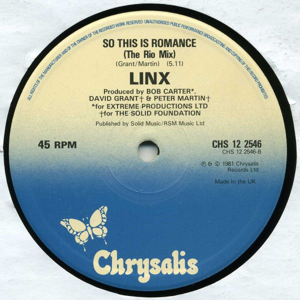 Linx - So This Is Romance