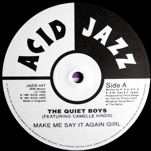 The Quiet Boys - Make Me Say It Again Girl