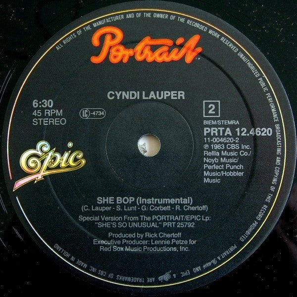 Cyndi Lauper - She Bop (Special Dance Mix)