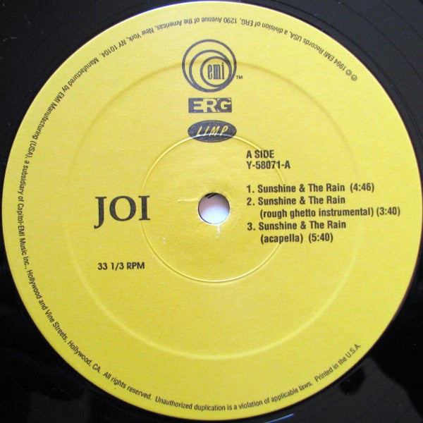 Joi (3) - Sunshine & The Rain
