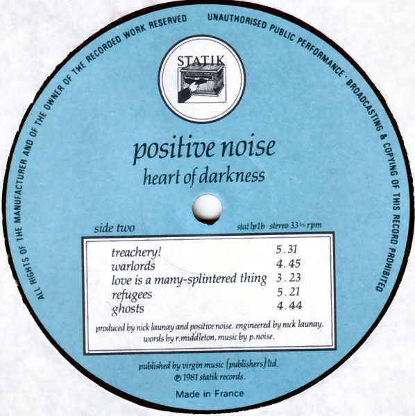 Positive Noise - Heart Of Darkness