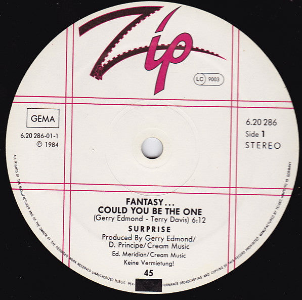 Surprise - Fantasy... Could You Be The One