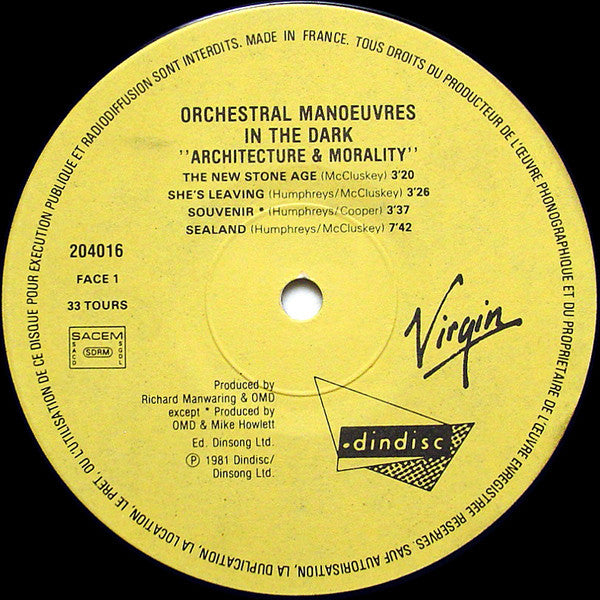 Orchestral Manoeuvres In The Dark - Architecture & Morality