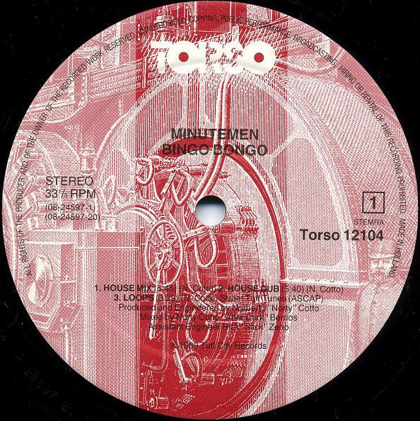 The Minutemen Featuring Norty Cotto - Bingo Bongo