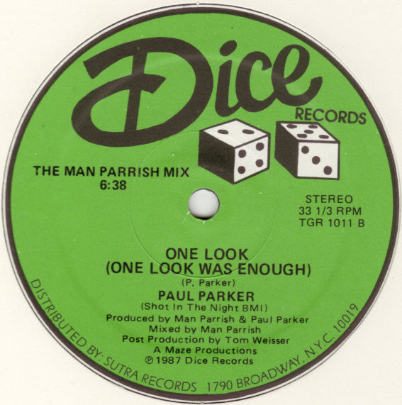Paul Parker - One Look (One Look Was Enough)