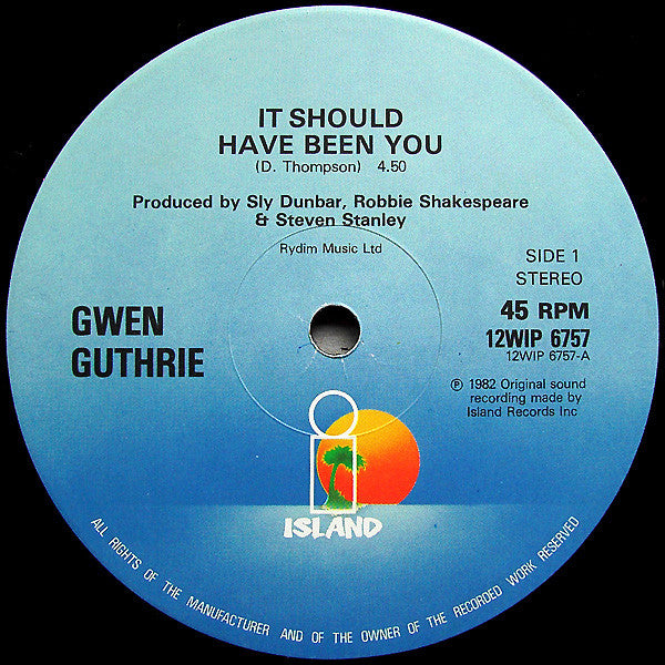Gwen Guthrie - It Should Have Been You