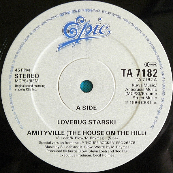 Lovebug Starski - Amityville (The House On The Hill)