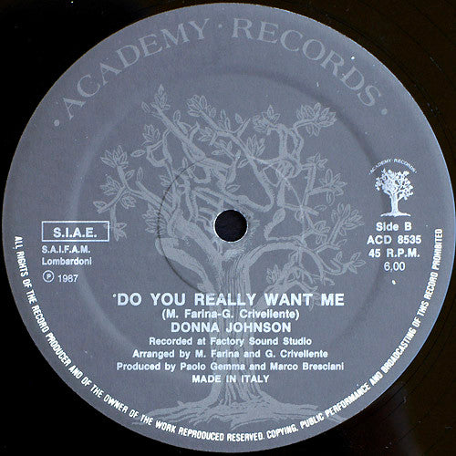 Donna Johnson - Do You Really Want Me