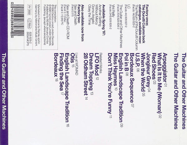 The Durutti Column - The Guitar And Other Machines