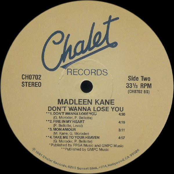 Madleen Kane - Don't Wanna Lose You