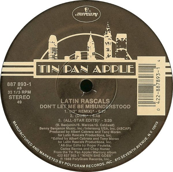The Latin Rascals - Don't Let Me Be Misunderstood