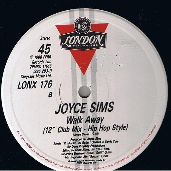 Joyce Sims - Walk Away Remix