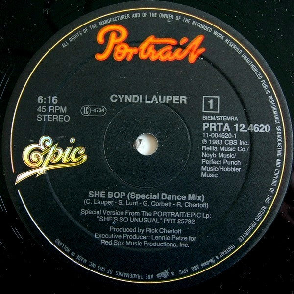 Cyndi Lauper - She Bop (Special Dance Mix)
