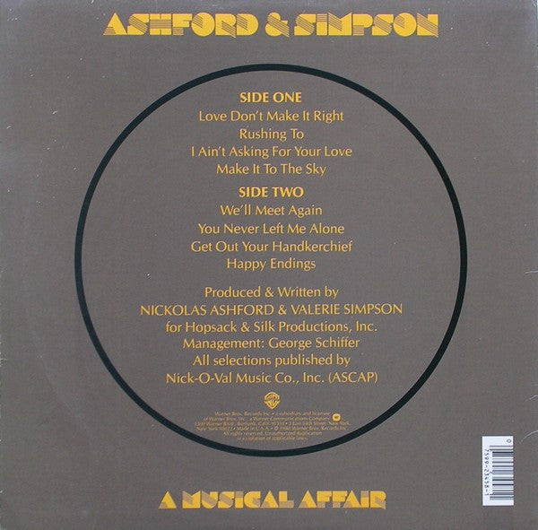 Ashford & Simpson - A Musical Affair