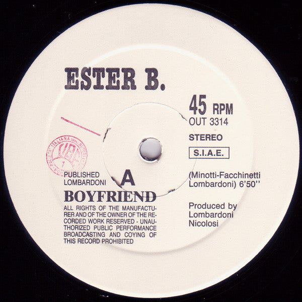 Ester B - Boyfriends