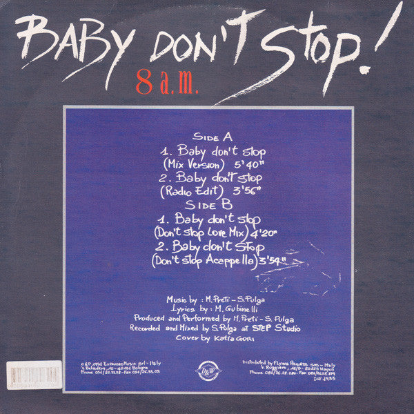 8 a.m. (2) - Baby Don't Stop