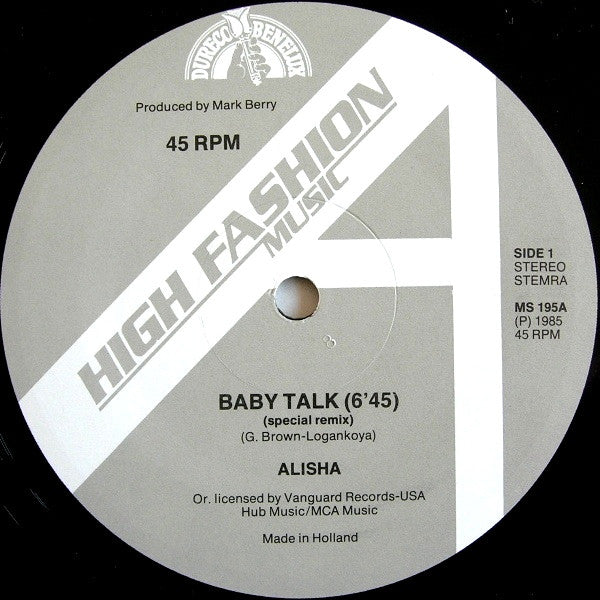 Alisha - Baby Talk