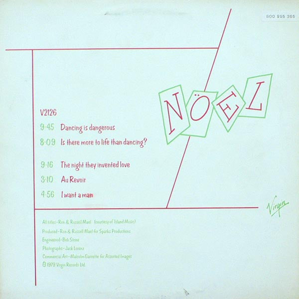 Noel (2) - Is There More To Life Than Dancing?