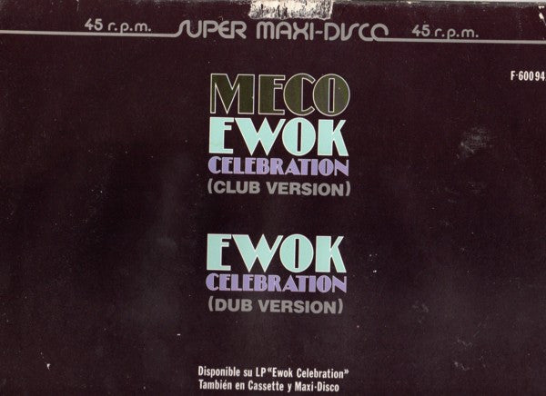 Meco Monardo - Ewok Celebration