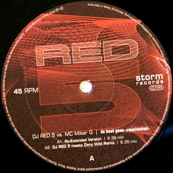 DJ Red 5 Vs. MC Miker G - Da Beat Goes -Reanimated-
