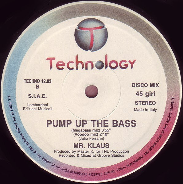 Mr. Klaus - Pump Up The Bass