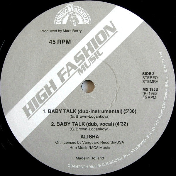 Alisha - Baby Talk