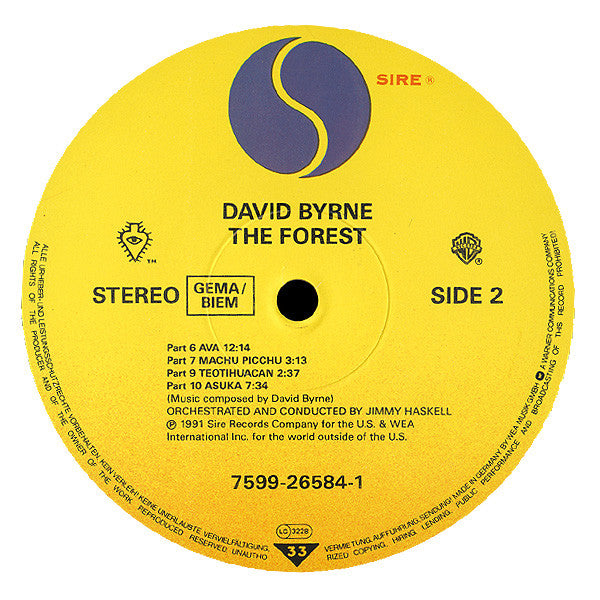 David Byrne - The Forest