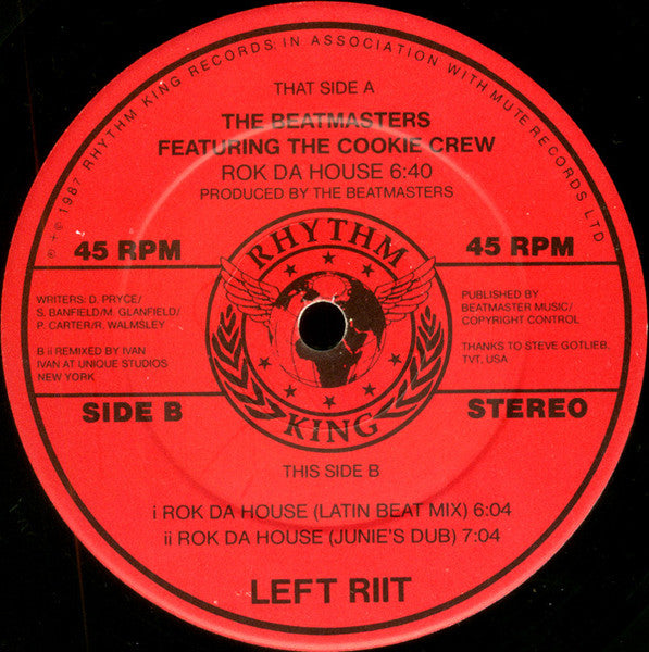 The Beatmasters Featuring The Cookie Crew - Rok Da House