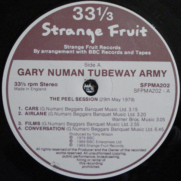 Gary Numan / Tubeway Army - Double Peel Sessions