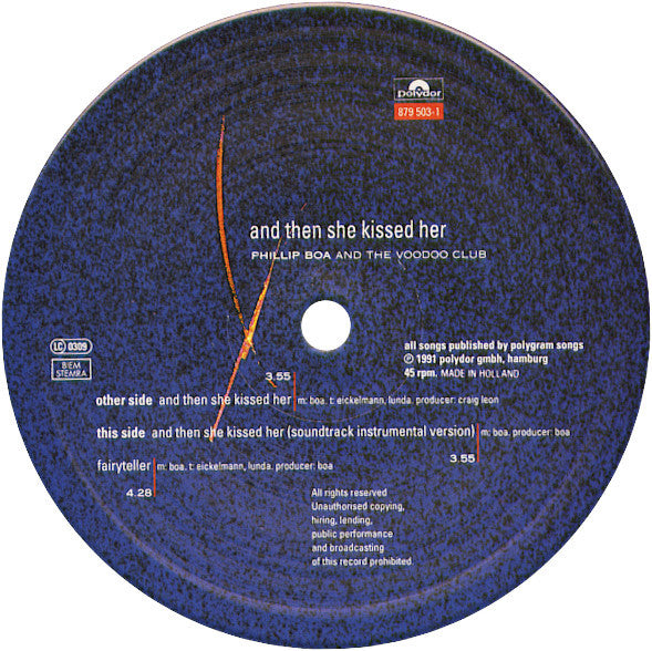 Phillip Boa & The Voodooclub - And Then She Kissed Her