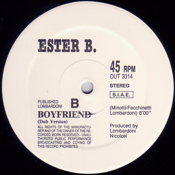 Ester B - Boyfriends