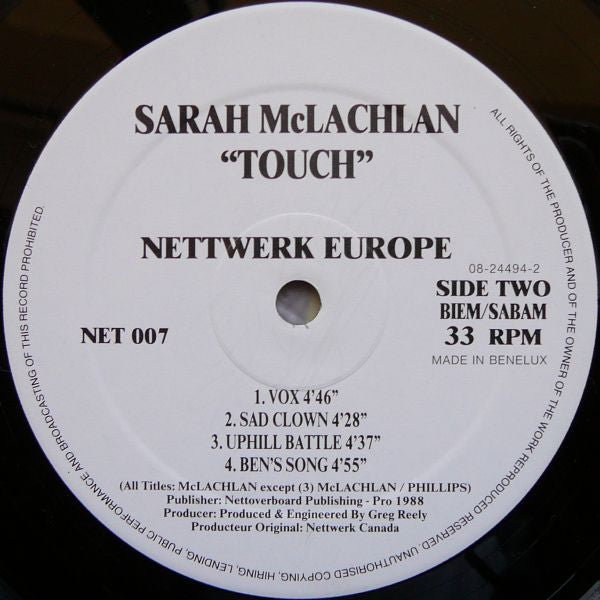 Sarah McLachlan - Touch