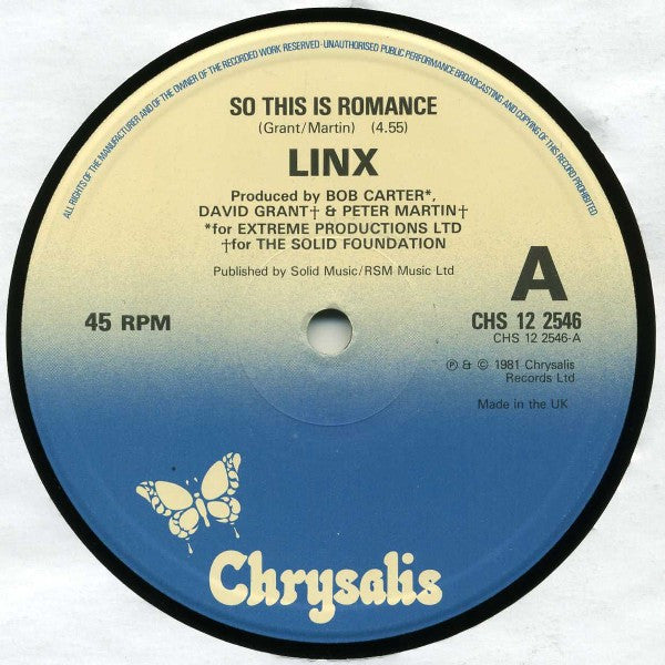 Linx - So This Is Romance