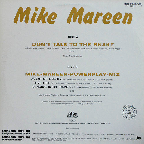 Mike Mareen - Don't Talk To The Snake